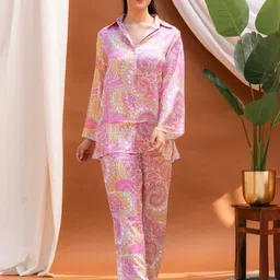 Svamsa Printed Shirt With Trousers Co-Ords-image-14