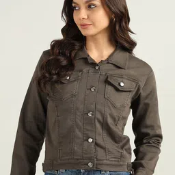 Nifty Women Crop Denim Jacket-30