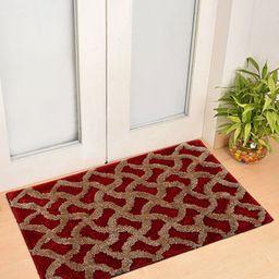 Kuber Industries Set of 3 Printed Anti-Slip Doormats-59