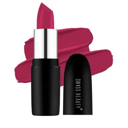 SWISS BEAUTY Pure Matte Lipstick - Bold Wine 228-5
