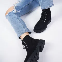 TRYME Women Round-Toe High Top Regular Boots-picture-48