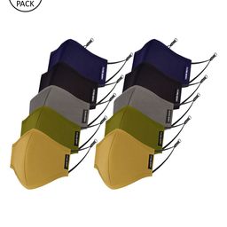 FLYING BERRY Unisex Pack of 10 3-Ply Reusable Cloth Mask-22