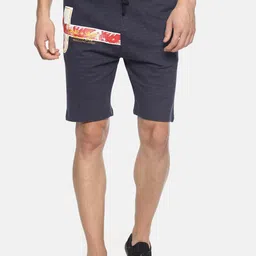 Masculino Latino Men Navy Blue Solid Regular Fit Regular Shorts-image-64