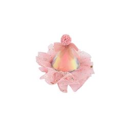Yellow Bee Girls Peach-Coloured Embellished Hairband-2