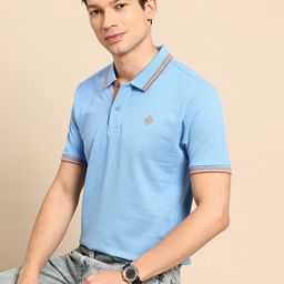 Being Human Pure Cotton Polo Collar T-shirt-image-93