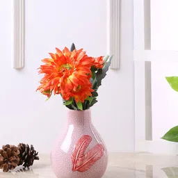 TAYHAA Pink Ceramic Flower Vase-image-75