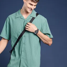 Mast & Harbour Men Striped Casual Shirt-picture-1