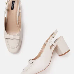 Nautica Block Heeled Sandals with a Bow Detail-53