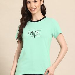 Hang and wear Typography Printed Pure Cotton T-shirt-image-68