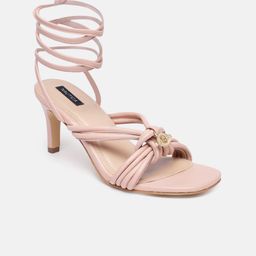 Nautica Textured Wrap Up Stiletto Sandals-56