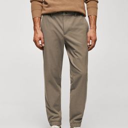 MANGO MAN Slim Fit Joggers-image-97