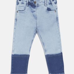 MINI KLUB Girls Blue Regular Fit Mid-Rise Clean Look Stretchable Jeans-image-25