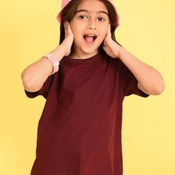 NUSYL Girls Drop-Shoulder Oversized T-shirt-picture-9