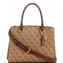 GUESS Brand Logo Printed Structured Handheld Bag-18