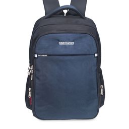 COSMUS Unisex Blue & Black Colourblocked Backpack-3
