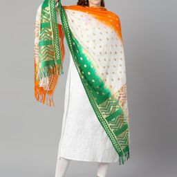 Indo Era Ombre Woven Design Dupatta-22