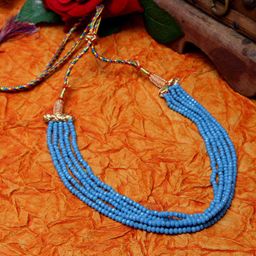 Moedbuille Turquoise Blue Layered Necklace-picture-0