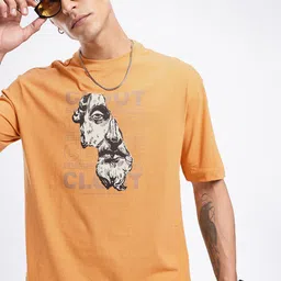 glitchez Modern Cool Graphic Printed Relaxed Fit T-shirt-picture-44