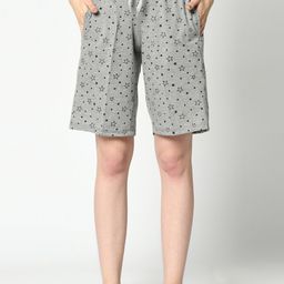 VIMAL JONNEY Women Grey Lounge Shorts-image-49