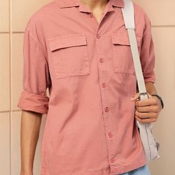 Kook N Keech Twill Relaxed Shirt-image-86