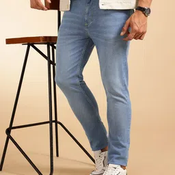 French Connection Men Slim Fit Light Fade Stretchable Jeans-image-87