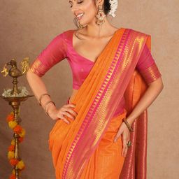 Saree mall Striped Designer Maheshwari Sarees-picture-20