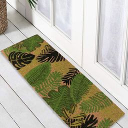 HOKIPO Brown & Green Printed Anti-Skid Coir Doormat-picture-9