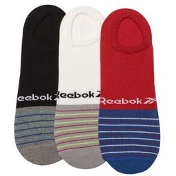 Reebok Unisex Pack of 3 Striped Ankle-Length Rbk Candy Socks-image-99