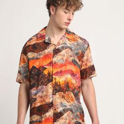 THE BEAR HOUSE Abstract Printed Casual Shirt-picture-21