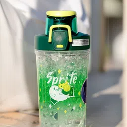 YK Green Printed Sipper Water Bottle - 400 ml-image-67