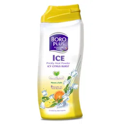 BOROPLUS Icy Citrus Burst Ice Prickly Heat Powder with Neem & Tulsi - 400 g-image-12