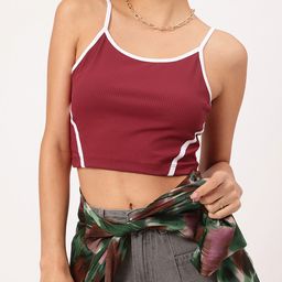 DressBerry Ribbed Rebel Strappy Cami Crop Top-image-84