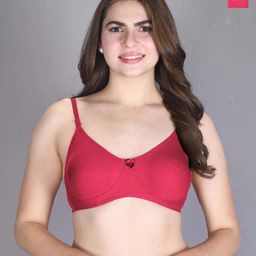 LUX VENUS Pack of 2 Full Coverage Super Support All Day Comfort Cotton T-shirt Bras-image-14