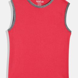 METRO KIDS COMPANY Boys Red Solid T-shirt-image-39