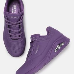 Skechers Women Purple UNO Sneakers-image-76