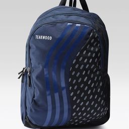 Teakwood Leathers Men Colourblocked Backpack-image-55