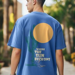 NOBERO Men Graphic Printed Round Neck Cotton Oversized T-shirt-picture-11