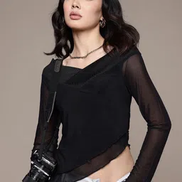 The Roadster Life Co. Off-Shoulder Asymmetrical Top-image-18