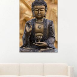 999Store Brown & Grey Buddha Wall Art-image-41