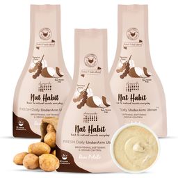 Nat Habit Set Of 3 Raw Potato UnderArm Ubtan 120gm-15