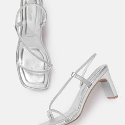 Lino Perros Rhinestones Embellished Party Block Heels-53