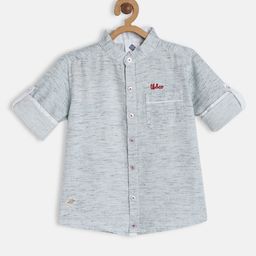 TONYBOY Boys Green Premium Casual Shirt-image-43