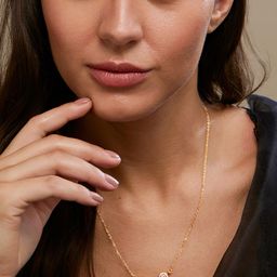 MINUTIAE Brass Gold-Plated Necklace-13