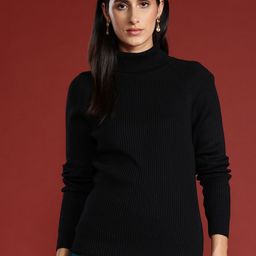 all about you Ribbed Turtle Neck Pullover-image-30