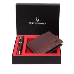 WildHorn Men Brown & Black RFID Protected Genuine Leather Accessory Gift Set-image-90