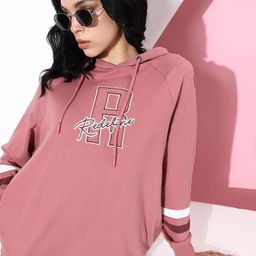 The Roadster Lifestyle Co. Women Printed Hooded Sweatshirt-15
