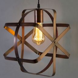 Homesake Copper-Toned Solid Spherical Hanging Light-45