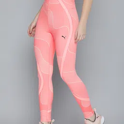 PUMA Women Studio Printed High Waist 7/8 Training DryCell Tights-picture-11