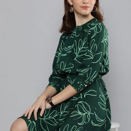Chemistry June Bag Cuffed Sleeved Drop-Waist Dress-image-75