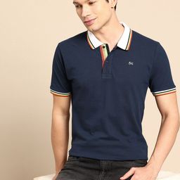 Being Human Polo Collar Pure Cotton T-shirt-picture-14
